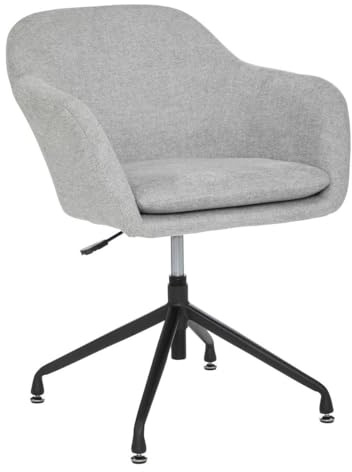 Atmosphera - Bürostuhl Sipca Metall und Holz - grau - Grau