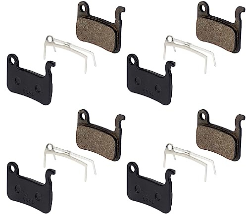 WeddHuis 4 Coppie Pastiglie Freno in Resina Pastiglie Freno a Disco Bicicletta Compatibile con Shimano Deore XT XTR LX SLX Hone Alfine Saint Freno a Disco