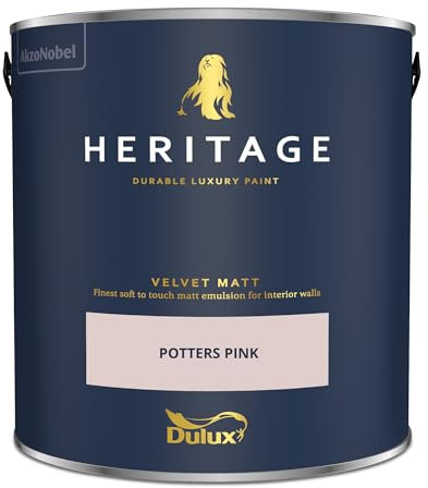 Dulux Heritage Paint (2.5L, Potters Pink)