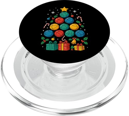 Bocce Bocci Albero di Natale Natale PopSockets PopGrip per MagSafe
