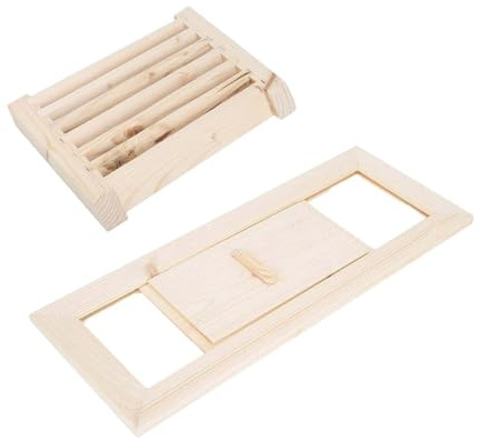 vreplrse Rejilla de ventilación de Para madera para sauna, construcción duradera, proyectos bricolaje para sauna, bricolaje doméstico, ideal para disfrutar la en casa, panel ventilación