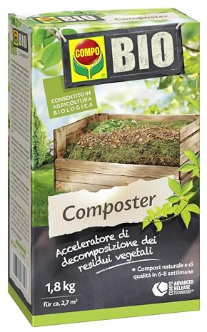 COMPO BIO Composter, Acceleratore di Decomposizione dei Residui Vegetali, 1,8 kg