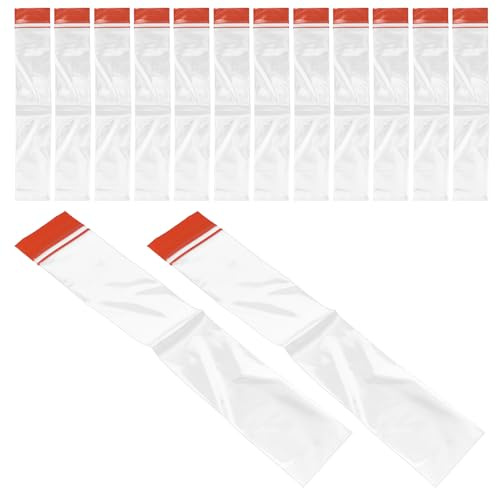 FAVOMOTO 100pcs Orange Ice Pop Mold Bags with Double Seal, Freezer Pop Sleeves for DIY Ice Sucker Making, Thick Food-grade Plastic Pouches for Juice, Smoothie, and Chilled Treats