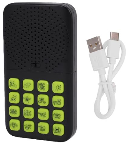 Topiky Macchina per Effetti Sonori con 16 Suoni Divertenti, Macchina per Scoregge Portatile e Generatore di Rumori Scherzosi, Giocattolo per Scherzi con Telecomando Ricaricabile, (Black)