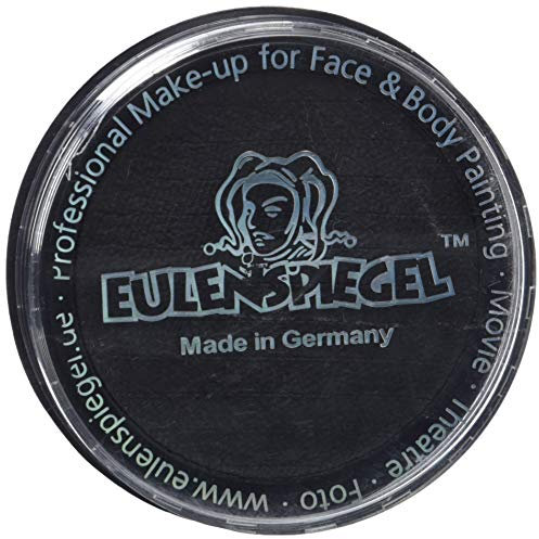 Eulenspiegel 181119 - Profi-Aqua Schminke, Schwarz, 30 g , vegan