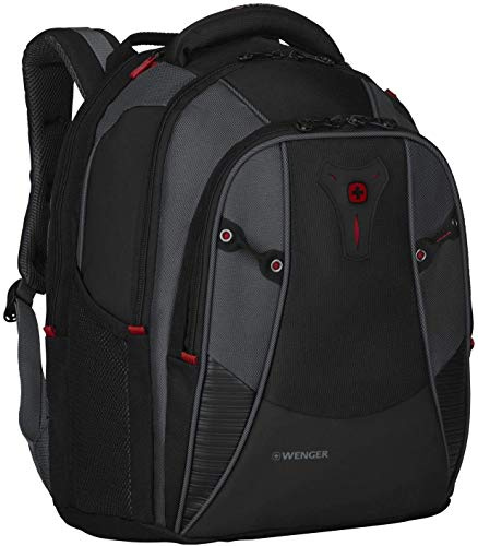 WENGER Mythos Laptop-Rucksack mit Organizer, Notebook bis 16 Zoll, 27 l, Damen Herren, Business Uni Schule Reisen, Blau, 600632