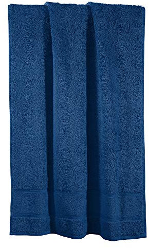 Erwin Müller Duschtuch Karlsruhe 100% Baumwolle dunkelblau Größe 70x140 cm - extrem saugstark, leicht, flauschig weich, hautschmeichelnd (weitere Farben)