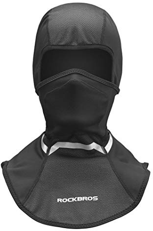 ROCKBROS Cykel Balaclava Varm Balaclava Vindtät Halsvärmare Ansiktsskydd Cykelhjälmhatt Undercap Cykelmössa för vinter Friluftsaktiviteter Män/Kvinnor