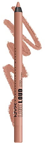 NYX Professional Makeup Lipliner, Mattes Finish, Kuss- und farbecht sowie wischfest, Langanhaltend, Line Loud, 03 Goal Crusher