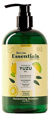 TropiClean Essentials Yuzu Fruit Shampoo for Dogs 473ml
