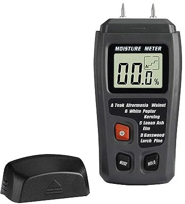 Fgbetcv Moisture Meters for Logs,Wood Moisture Meter,LCD Display Wood Moisture Tester Wood Moisture Meter for Firewood Paper Cardboard