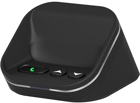 SWISSVOICE – Amplificador Base – Soporte Cargador con Altavoz – Manos Libres – Amplificación de Sonido – Teclas integradas – para Smartphone Senior Swissvoice S510-C – Negro