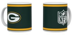 Green Bay Packers NFL American Football – Tasse Becher Kaffeetasse Kickoff – Mattes Design zur Season 2024/2025 – 330 ml – Keramik