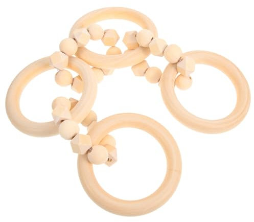 VOSAREA Decorazione in Legno Maglie Di Catena Decorazione Nodi Di Legno Per Decorazioni Di Casa Ornamento Per Mensole in Stile Fattoria Per Decorazioni Festive