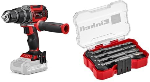 Einhell Profesional Taladro percutor con batería TP-CD 18/60 Li-i BL-Solo Power X-Change (18V, motor sin escobillas, 60 Nm, nº de impactos 32.000 rpm,) + Einhell XS-CASE