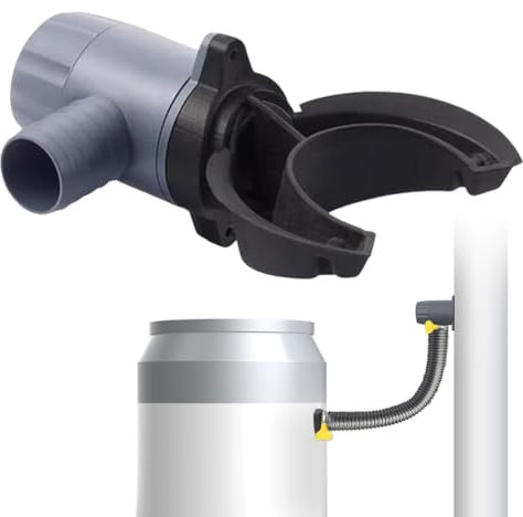 Collecteur d'eau de pluie pour tuyaux de descente 70-100 mm, collecteur d'eau de pluie Speedy pour citernes de pluie, pour surfaces de toit jusqu'à 80 m²