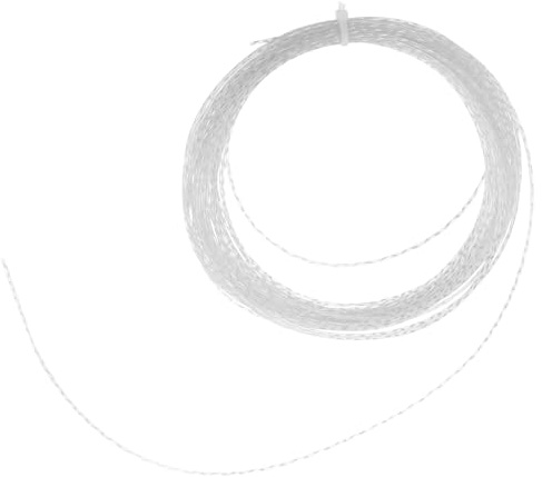 VINTORKY Cuerda de Nailon de Bádminton Resistente Alta Elasticidad, Cuerda de Repuesto para Amortiguación, Fácil de Usar y Duradera, Adecuado para Entrenamiento de Principiantes en