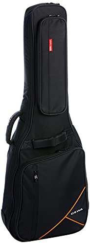 GEWA Gitarren Gig Bag Premium 20mm für Westerngitarre schwarz (reißfest und wasserabweisend, Neck Protection System, Luxus-Rucksackgurte, großes Zubehörfach) 213200