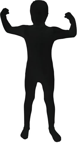 Morphsuits Deguisement Seconde Peau, Deguisement Noir, Costume Noir Halloween, Combinaison Monochrome Enfant, Zentai Morphsuit Enfant, Deguisement Halloween Garcon, Carnaval S