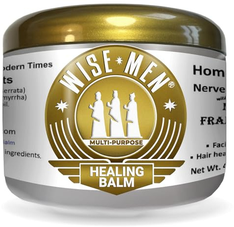 Wise Men Healing Balm with Myrrh and Frankincense Essential Oils for Soothing Nerve Relief Massage