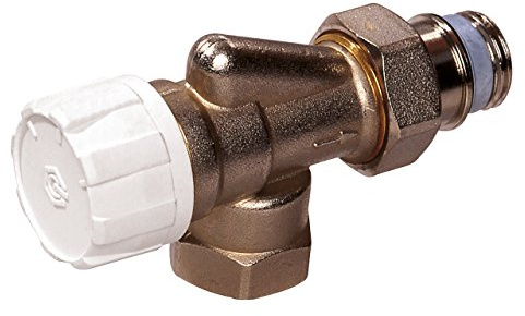 Thermostatventiunterteil Axial M 30 x1,5 1/2 mit Voreinstellung