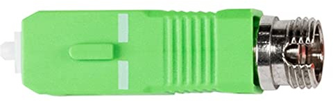 Axing OZU 5-00 Optischer Adapter FC/PC-Buchse auf SC/APC-Stecker Glasfaser LWL