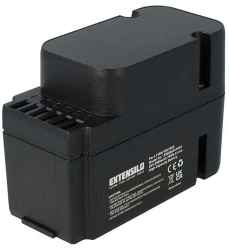EXTENSILO Akku kompatibel mit Worx Landroid L2000 Wi, M WR111MI, M WR113MI, M800 WG790E, WG790, WG790.E1, WG790E Rasenmäher (2500mAh, 28V, Li-Ion)