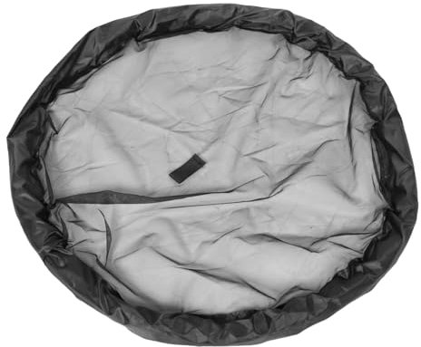 BESPORTBLE Isla Flotante de Plantas Anillo de Planta Flotante Plantas de Estanque Flotante Jardinera Flotante Redes para estanques Red de Estanque cestas de Estanque para Plantas Tela Black