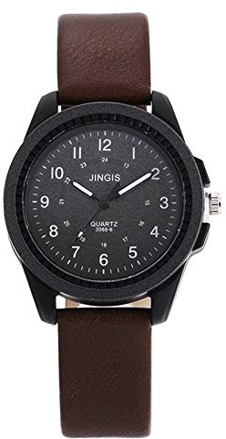 Män kvarts läderrem klocka analog kvarts armbandsur legering fodral digital urtavla klocka vardaglig klänning klockor eleganta män affärer armbandsur klockor för kvinnor ros