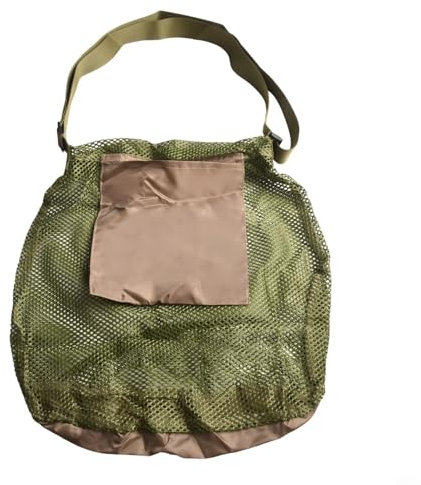 Sac de ramassage de champignons avec base protectrice pour éviter l'écrasement des champignons récoltés (vert)