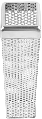 IWOWHERO Caja Ahumadora de Acero Inoxidable para Barbacoa y Gas con Orificios para Humo Accesorios para Ahumar Carne Pescado y Verduras Parrillas Exteriores