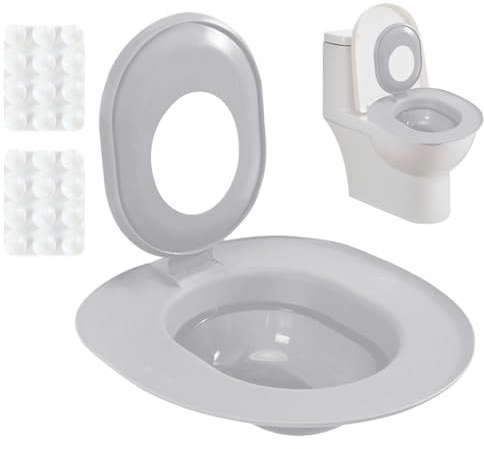 Trainer per gatti al WC con orinale rimovibile,Strumento con Sedile WC Rimovibile - Addestramento al per Animali Domestici | Per Appartamento, Bagno, Seminterrato, Negozio di Animali, Interno e Cas