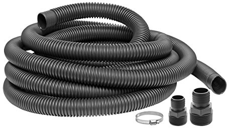 Superior Pump 99624 Universal Discharge Hose Kit, 24-Feet, with 1-1/4-Inch and 1-1/2-Inch Adapters