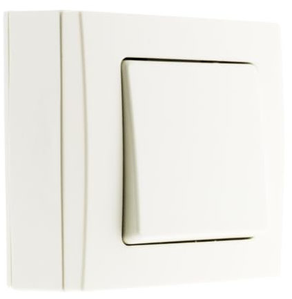 Zenitech Poussoir saillie borne Auto - Blanc - Bel'Vue