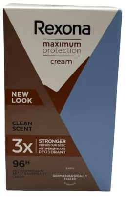 3 x Rexona Women Maximum Protection Clean Scent Deo Creme je 45ml 96H