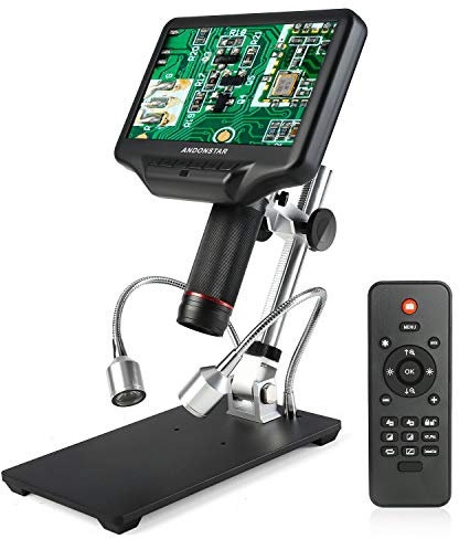 Andonstar AD407 3D HDMI Löten Digital Mikroskop mit 4MP UHD und 7 Zoll Einstellbarer LCD Bildschirm USB Video Mikroskope für Telefon Reparatur SMT SMD DIY