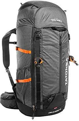 Tatonka Cima di Basso 40L RECCO - Leichter Kletterrucksack mit Helmfach, RECCO-Notfall-Reflektor und 40 Liter Volumen (black)