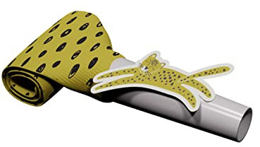 Folat 68369 Partytröten Zoo Party 24cm-6 Stück, Mehrfarben, 24 cm