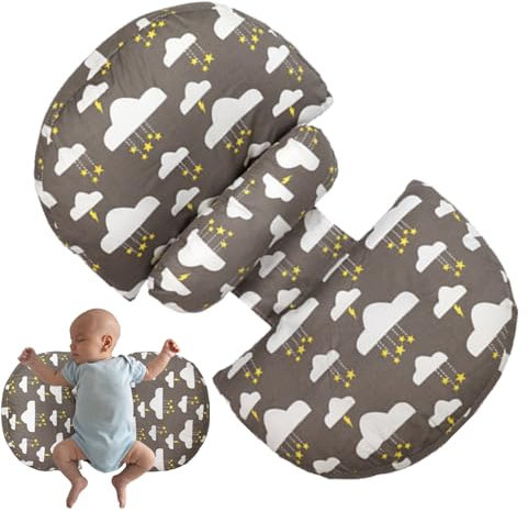 Neamou Schwangerschafts-Körperkissen,Schwangerschaftskeilkissen - Atmungsaktives, weiches Seitenschläfer-Körperkissen für die Schwangerschaft, zur Unterstützung von Nacken, Rücken und Bauch