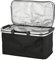 Einkaufskorb 30 Liter schwarz mit Kühlfunktion - 48 x 24 cm - Thermo Einkaufstasche mit Zwei Griffen - Thermotasche Kühltasche Faltkorb Picknickkorb Tragekorb