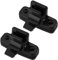 ECSiNG 2 Piezas de Cerradura de Ventana de Excavadora de 40 Mm Clips de Sujeción de Cerradura de Puerta Y Ventana de Vidrio Compatible con Kubota 155 161 163 165 Negro