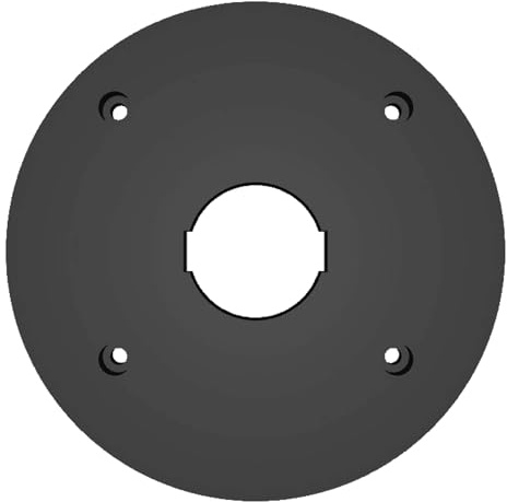 ULROAD Grundplatte 2608000333 Gleitplatte Fräsplatte kompatibel mit Bosch GFK600 GFK 600 550 GFK550 Professional Oberfräse Fräse Router Base Basis Platte