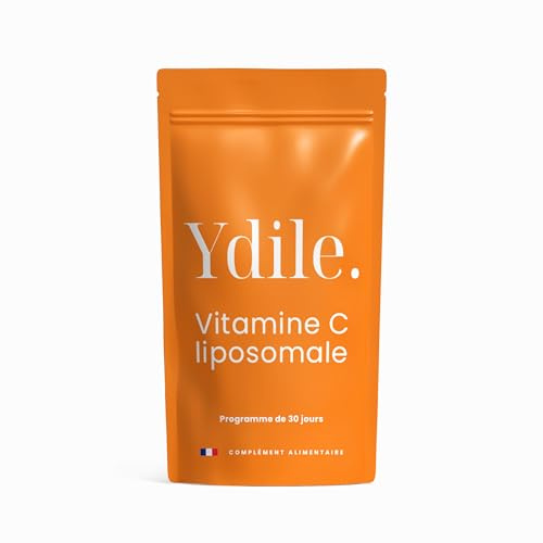 Vitamine C Liposomale 120mg – Ydile – Haute Absorption – Immunité & Fatigue – Peau & antioxidant – 30 Gélules – cure de 1 mois – Vegan – Fabriqué en France – 150% des Apports journaliers recommandés