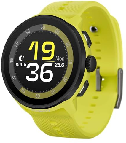 Suunto Run Reloj GPS Running, Pantalla Táctil AMOLED 1,32'', Ligero, Multideporte, Monitor Actividad, GPS Preciso, Seguimiento Cardíaco/Sueño, 12 Días Autonomía, 4GB Almacenamiento Música