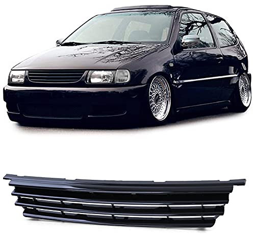 Sport Grill Kühlergrill ohne Emblem Schwarz für VW Polo 6N 94-99