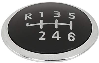 X AUTOHAUX 6 Speed Car Gear Shift Knob Head Badge Emblem Cap for VW Transporter
