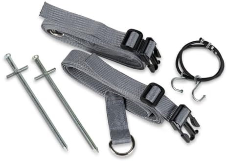 Kampa Dometic Storm Tie Down Kit Abspannset grau