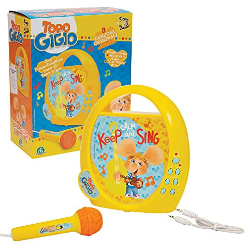 Giochi Preziosi Canta Ovunque con Topo Gigio e Le Sue 3 Canzoni Originali Incluse, con Accessori, TPG27000