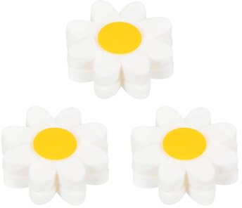 PATIKIL Tennis Racket Dampeners, 3 Pcs Soft Silicone Tennis Racquet Vibration Dampeners for Tennis Gift, White