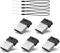 Vansuny 5Pack Mini USB Sticks 64GB USB Flash Drive Blink Memory Stick 64G Thumb Drive with Lanyard, Black